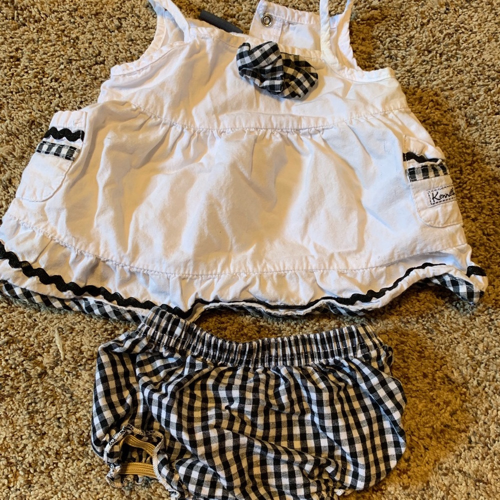 Dress with diaper cover